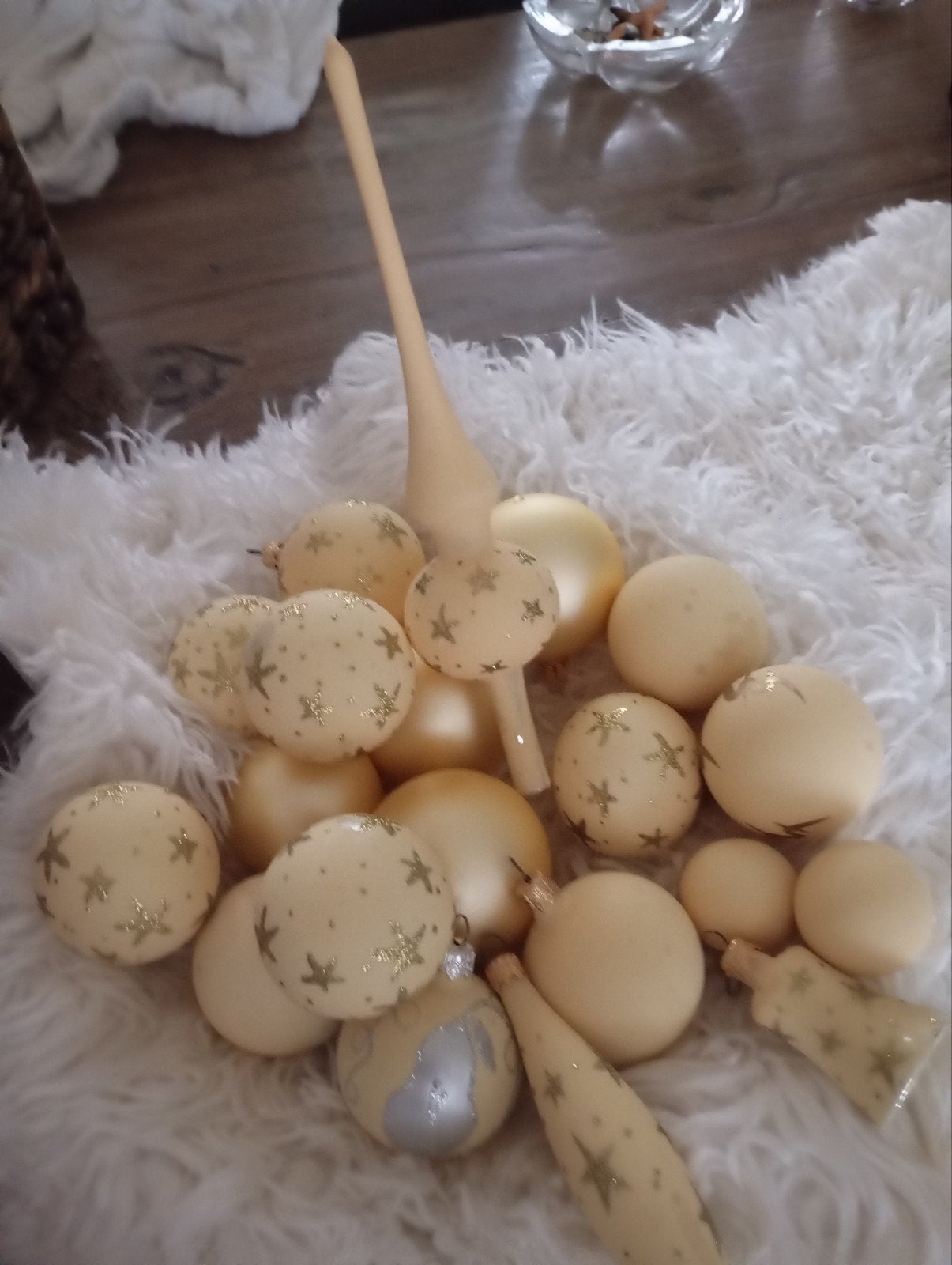 20 VINTAGE KERSTBALLEN/PIEK VAN GLAS NU ALLES 15€ ZIE FOTO,S, Diversen, Ophalen of Verzenden