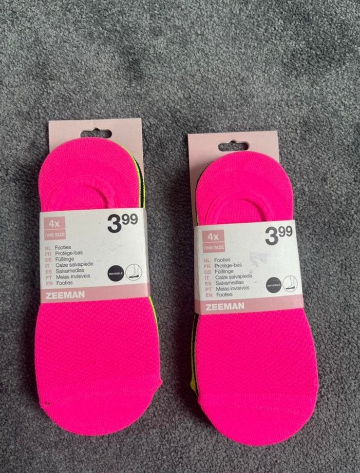 NIEUW - 8 paar footies, Kleding | Dames, Sokken en Kousen, Sokken en Kniesokken, Overige kleuren, Nieuw, Ophalen of Verzenden