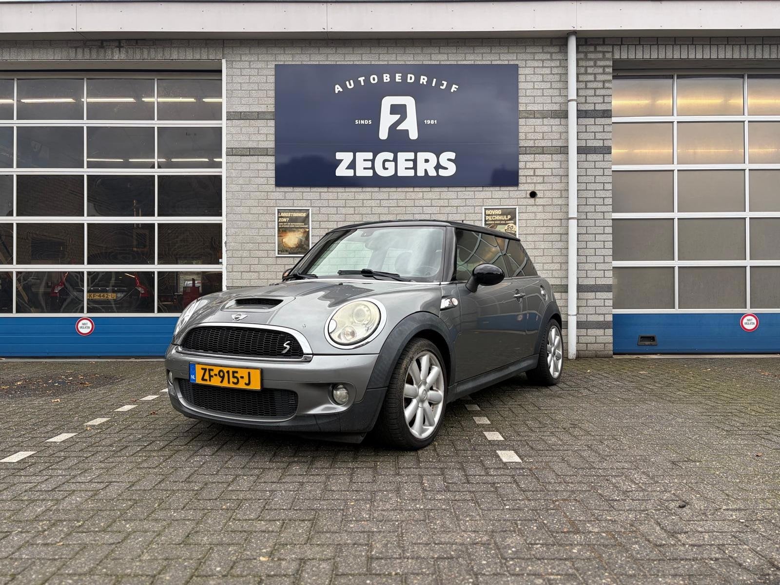Mini 3-Deurs 1.6 Cooper S, Auto's, Gebruikt, Zwart, 4 cilinders, 4 stoelen