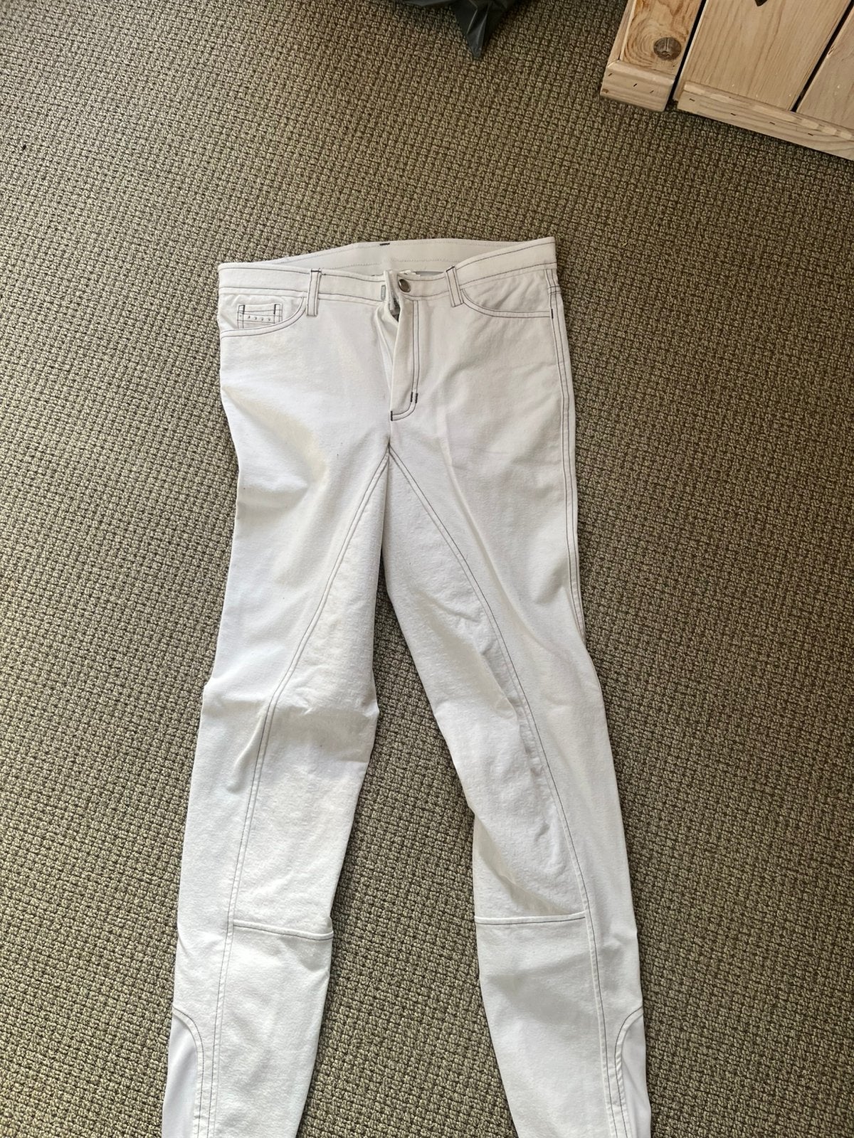 Witte rijbroek, Kinderen, Zo goed als nieuw, Overige maten, Onderkleding