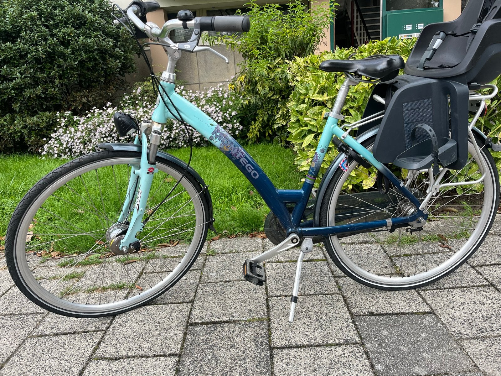 Stevige Montego damesfiets, zithoogte 75-90cm, Fietsen en Brommers, Fietsen | Dames | Damesfietsen, 50 tot 53 cm, Ophalen, Gebruikt