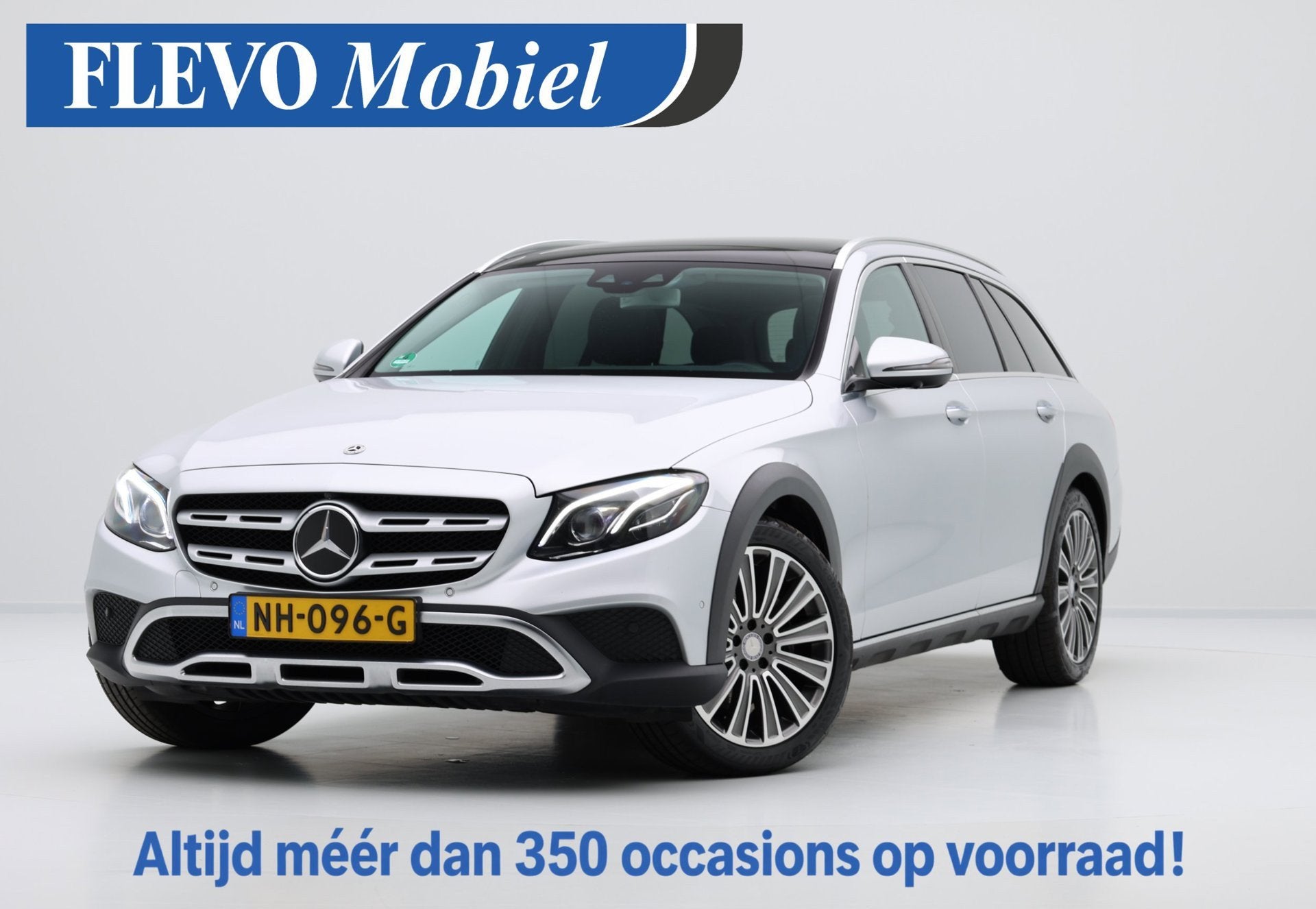 Mercedes-Benz E-klasse All-Terrain 220 d 4MATIC Aut. Pano|Le, Auto's, Dealer onderhouden, 1800 kg, Gebruikt, Euro 6