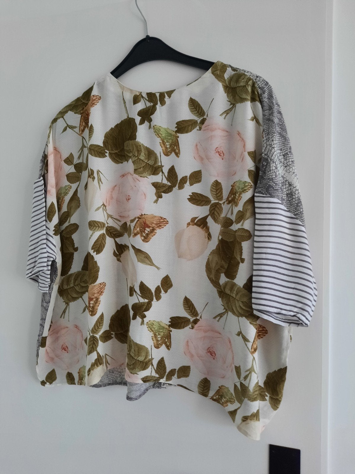 Shirt T-shirt top blouse van Oui mt 44, Kleding | Dames, Ophalen of Verzenden, Zo goed als nieuw, Maat 42/44 (L), Korte mouw