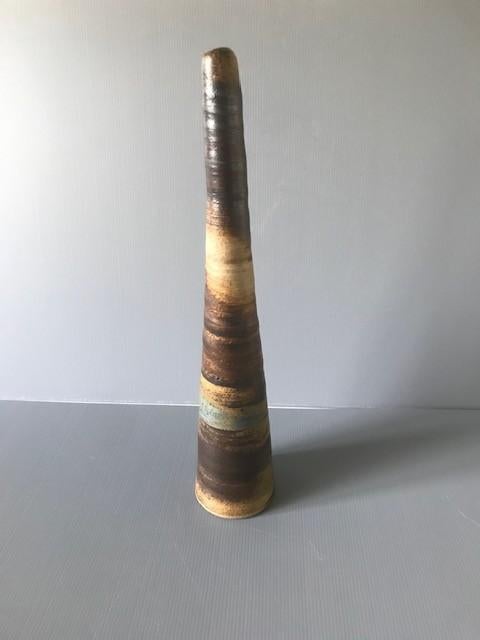 Mobach vaas/object/fles (Jaan Mobach 1933-2003), Antiek en Kunst, Antiek | Keramiek en Aardewerk, Ophalen of Verzenden