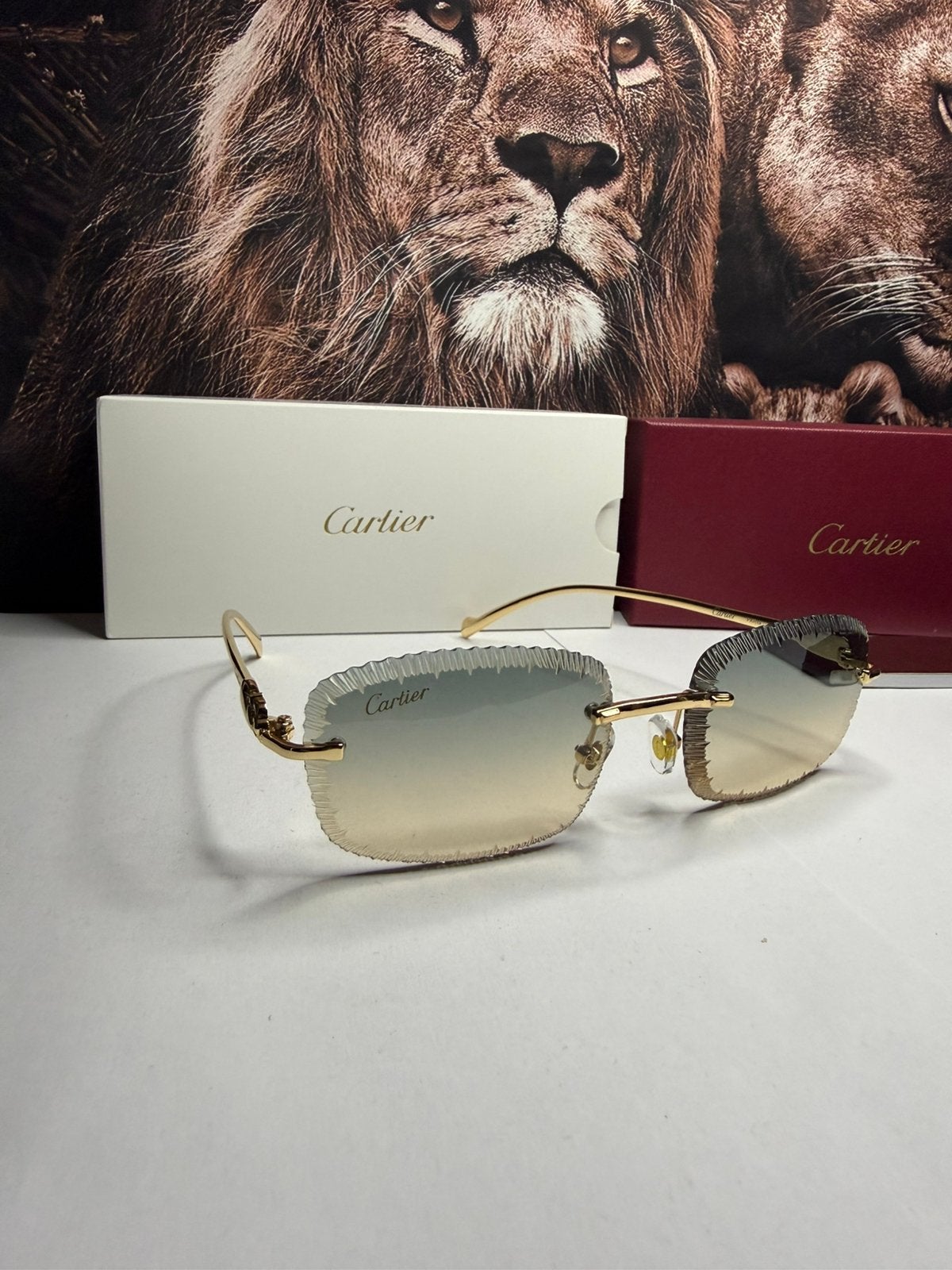 Cartier ice cut Panter zonnebril, Sieraden, Tassen en Uiterlijk, Zonnebrillen en Brillen | Heren, Ophalen of Verzenden, Zo goed als nieuw