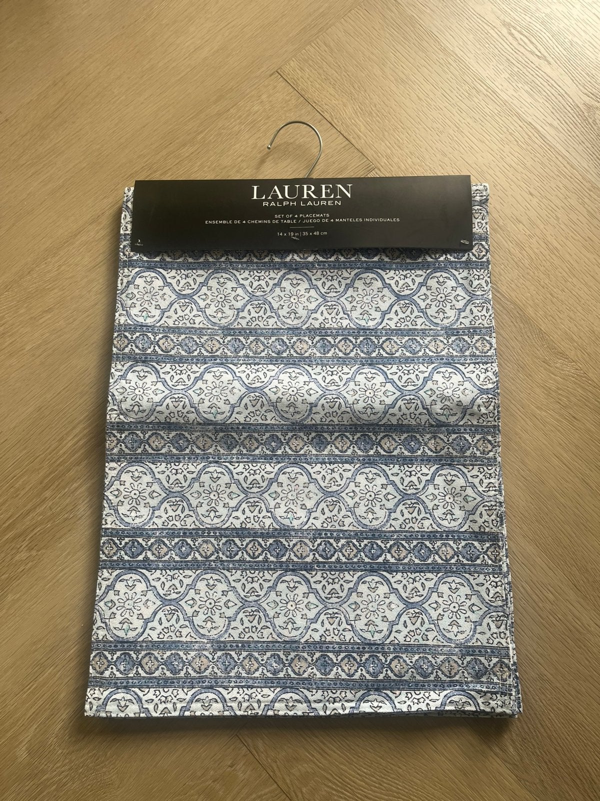 Luxe Ralph Lauren home botanic placemats 4 stuks nieuw, Verzenden, Placemat, Nieuw, Textiel