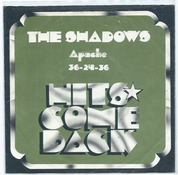 The Shadows- Apache/ 36-24-36, Verzenden, 7 inch, Zo goed als nieuw, Pop