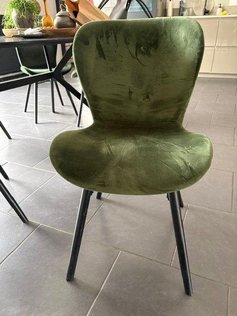 6 x eetkamerstoelen, Ophalen, Overige kleuren, Zo goed als nieuw, Stof