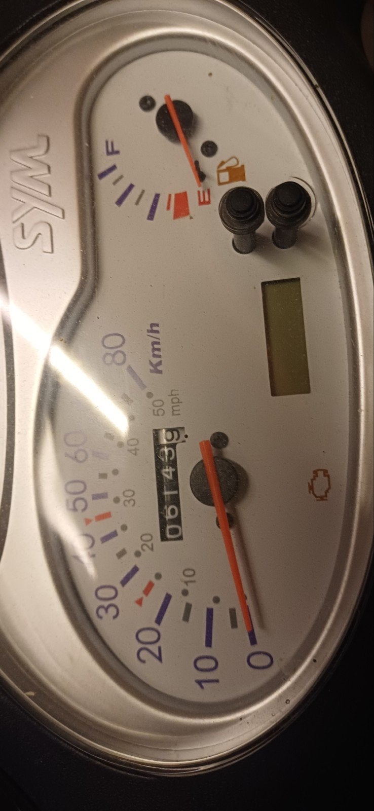 Sym Fiddle II scooter - Zwart - 6143 km, Gebruikt, Maximaal 45 km/u, Ophalen of Verzenden, Benzine