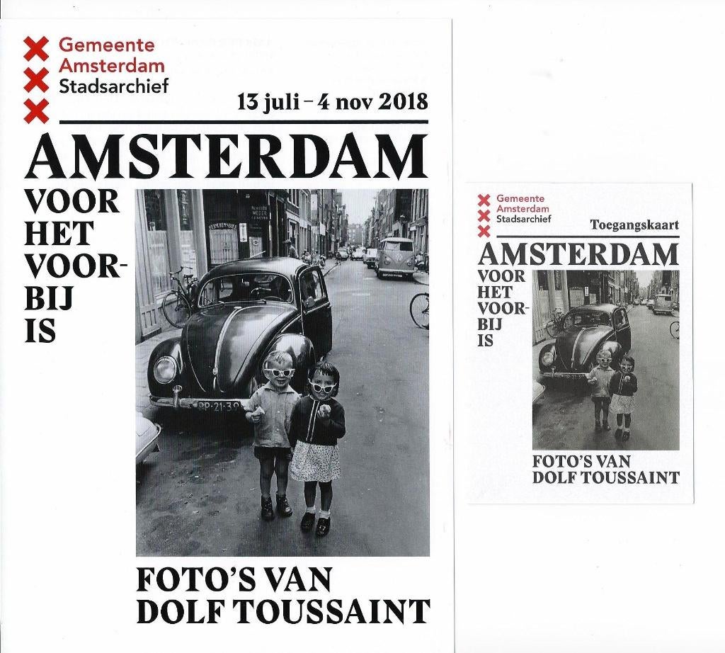 Tentoonstellingsgids Dolf Toussaint - Stadsarchief 2018., Boeken, Ophalen of Verzenden, Zo goed als nieuw, Fotografen