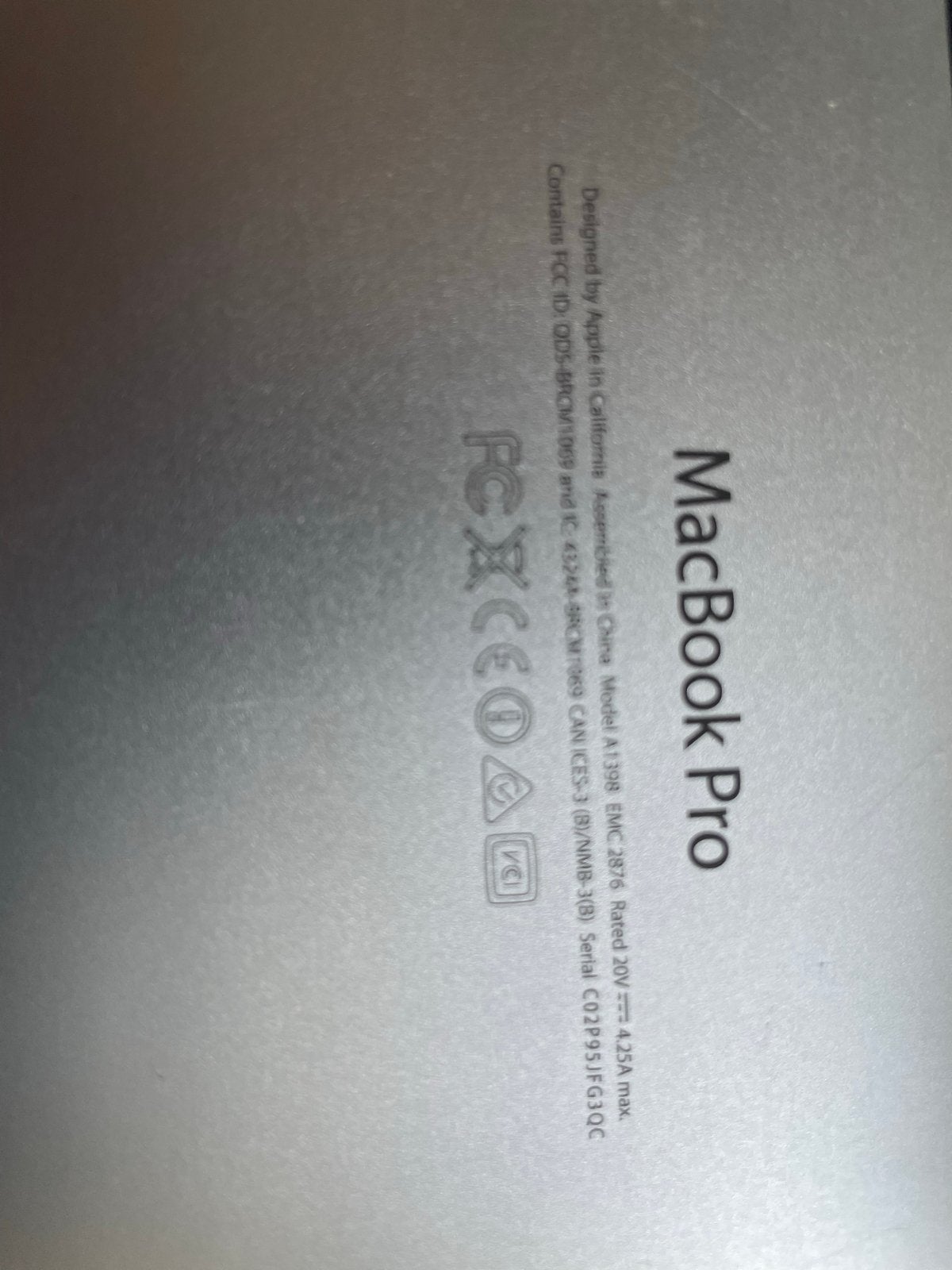 MacBook Pro (Retina, 15-inch, Mid 2014) - Goede Staat, Computers en Software, MacBook Pro, Gebruikt, 256 GB, 2 tot 3 Ghz