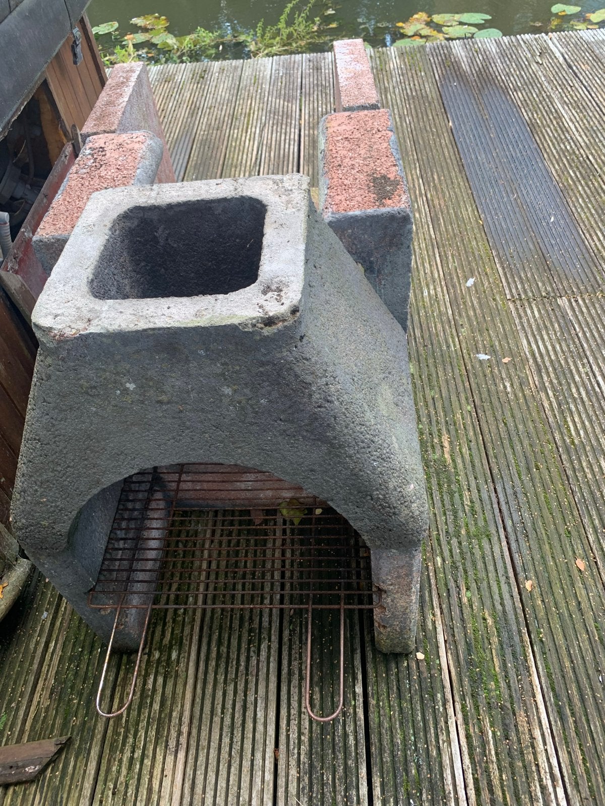 Betonnen barbecue/buitenhaard gratis ophalen, Ophalen, Gebruikt