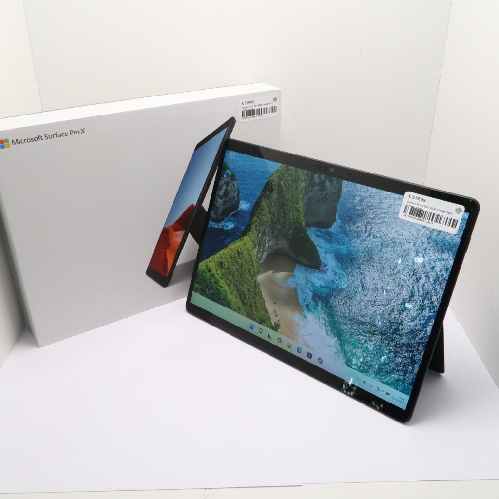 Surface Pro X SQ1/ 8GB/ 256GB SSD | in Nette Staat, Microsoft, Zo goed als nieuw, Support@microsoft.com, Microsoft Corporation
One Microsoft Way
Redmond, WA 98052-6399
USA