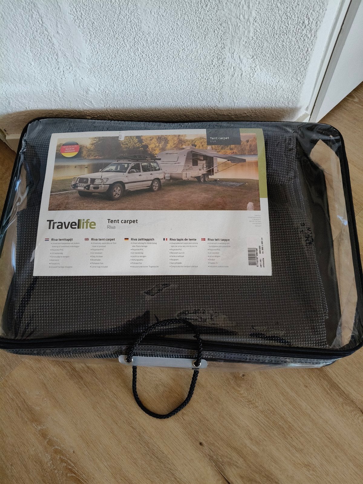 Travellife Riva Tenttapijt 3x4 meter - antraciet, Ophalen, Zo goed als nieuw