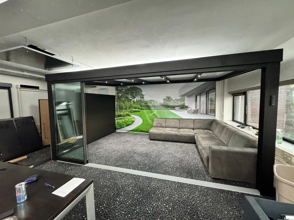 Aluminium overkapping showroom model, Tuin en Terras, Overkappingen, Ophalen of Verzenden, Zo goed als nieuw, Veranda