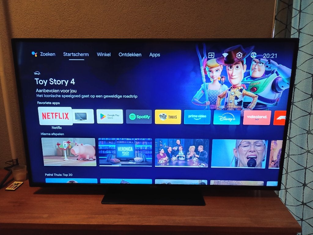 Salora 55UA330 Smart TV 4K 55 inch, Gebruikt, 50 Hz, LCD, 100 cm of meer