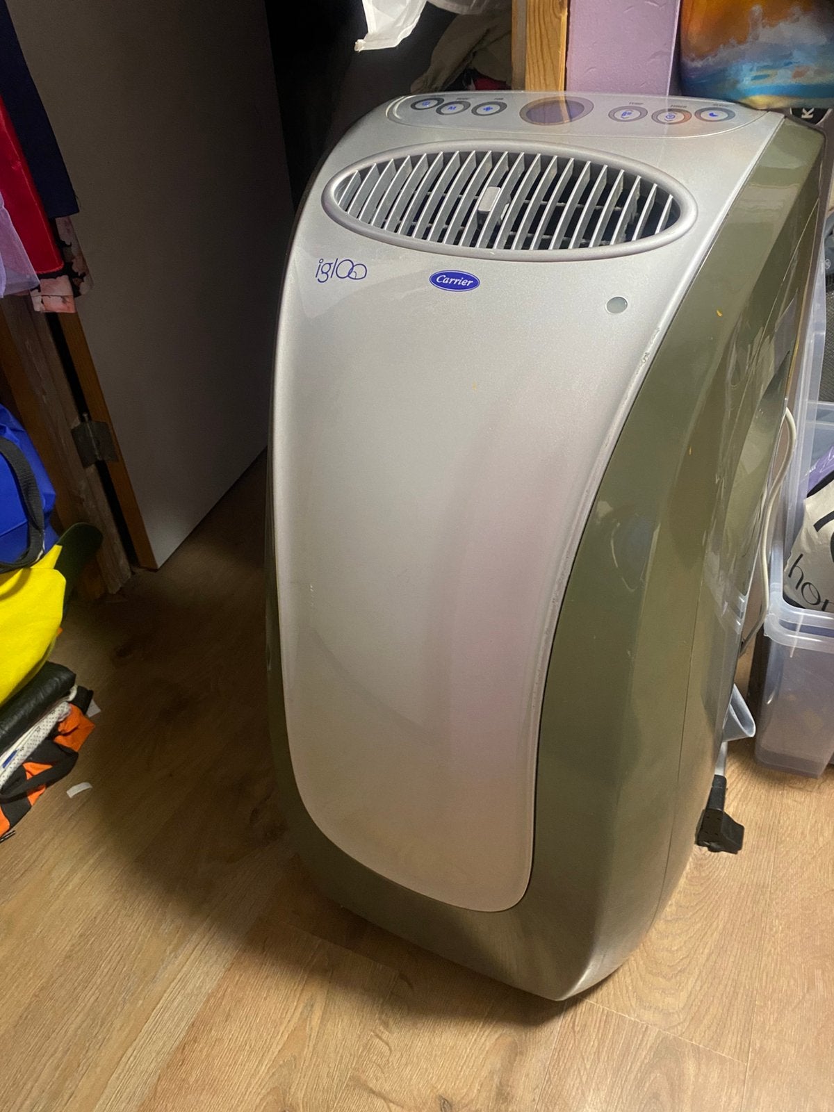 Carrier mobiele airco, Witgoed en Apparatuur, Ophalen, 3 snelheden of meer, Zo goed als nieuw, Mobiele airco