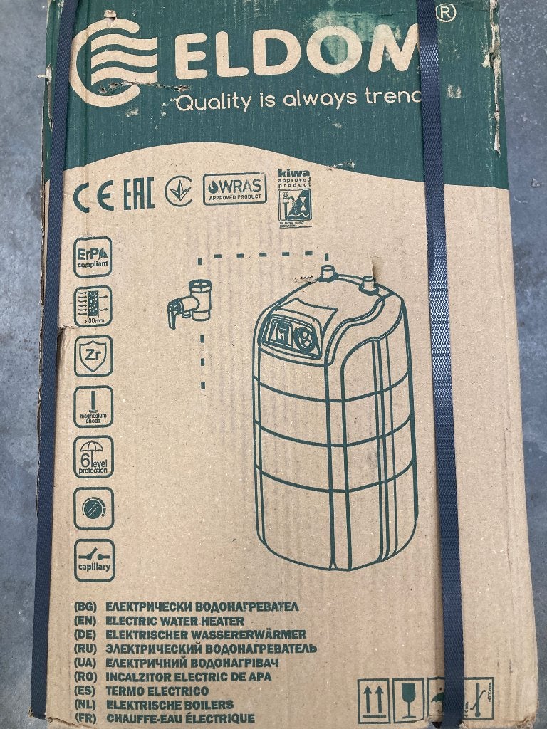ldom elektrische keukenboiler 7 liter (onderbouw), Ophalen, Nieuw, Boiler, Minder dan 3 jaar oud