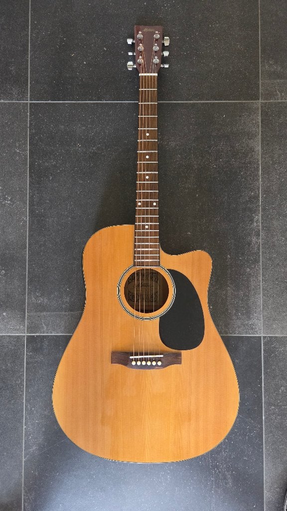 Motion gitaar, licht bespannen, perfect afgesteld, Ophalen, Zo goed als nieuw, Western- of Steelstringgitaar
