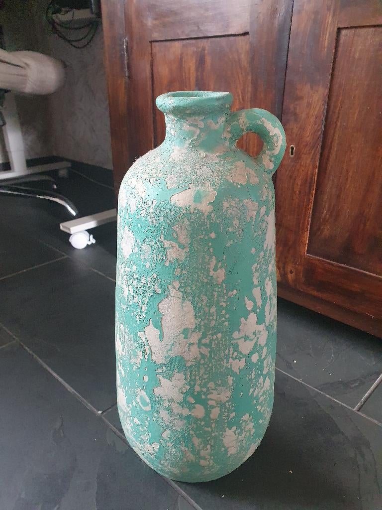 Grote decoratieve vaas, Huis en Inrichting, Woonaccessoires | Vazen, Ophalen, Overige kleuren, 50 tot 75 cm, Aardewerk of Porselein
