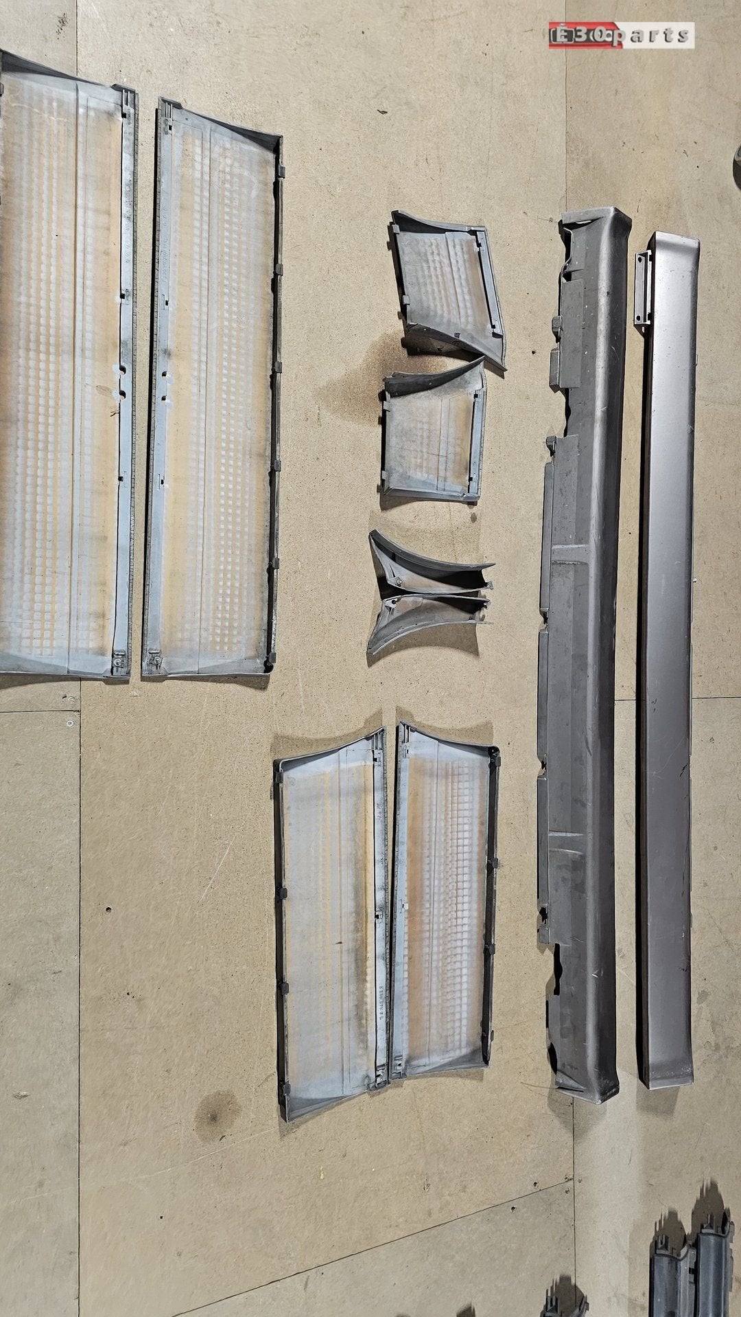 M Technic sideskirt met deurpanelen en wielranden BMW 3 seri, Gebruikt, -, Ophalen of Verzenden, Bumper