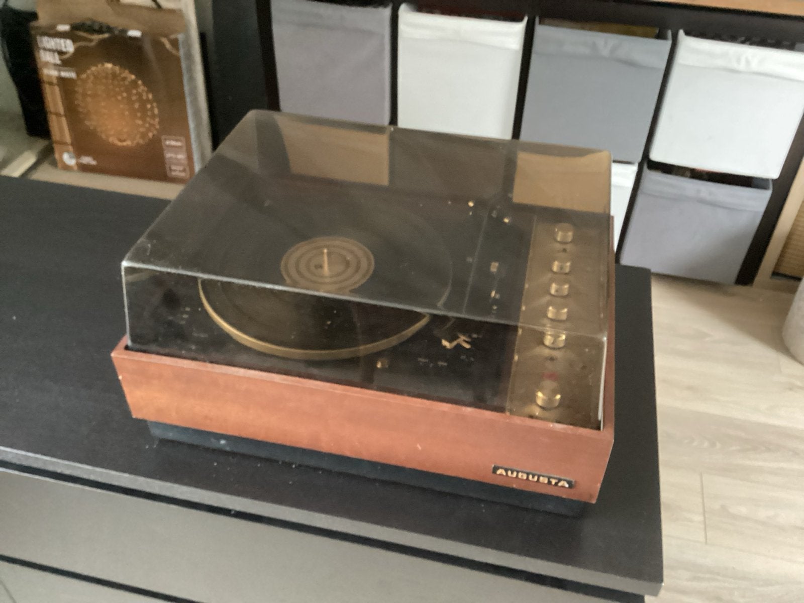 Augusta Versterker met Dual 1210 Platenspeler, Gebruikt, Automatisch, Ophalen of Verzenden, Platenspeler