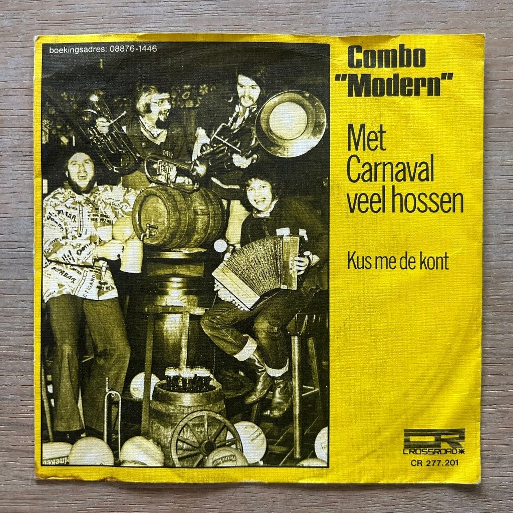 Combo "Modern" - Met Carnaval veel hossen + Kus me de kon..., Cd's en Dvd's, Vinyl Singles, Ophalen, 7 inch, Zo goed als nieuw
