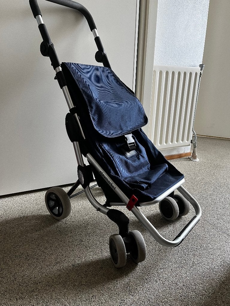 Boodschappentrolley playmarket, Ophalen, Gebruikt, Blauw, 80 cm of meer