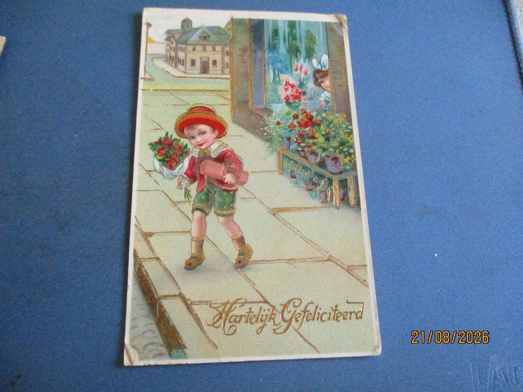 64 fantasie, Verzamelen, Ansichtkaarten | Themakaarten, Ophalen of Verzenden, Voor 1920, Gelopen, Sterren en Beroemdheden