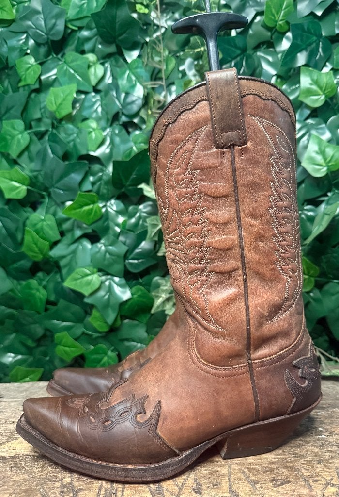 zo goed als nieuw stoere laarzen van sendra maat 38, Bruin, Ophalen of Verzenden, Zo goed als nieuw, Sendra