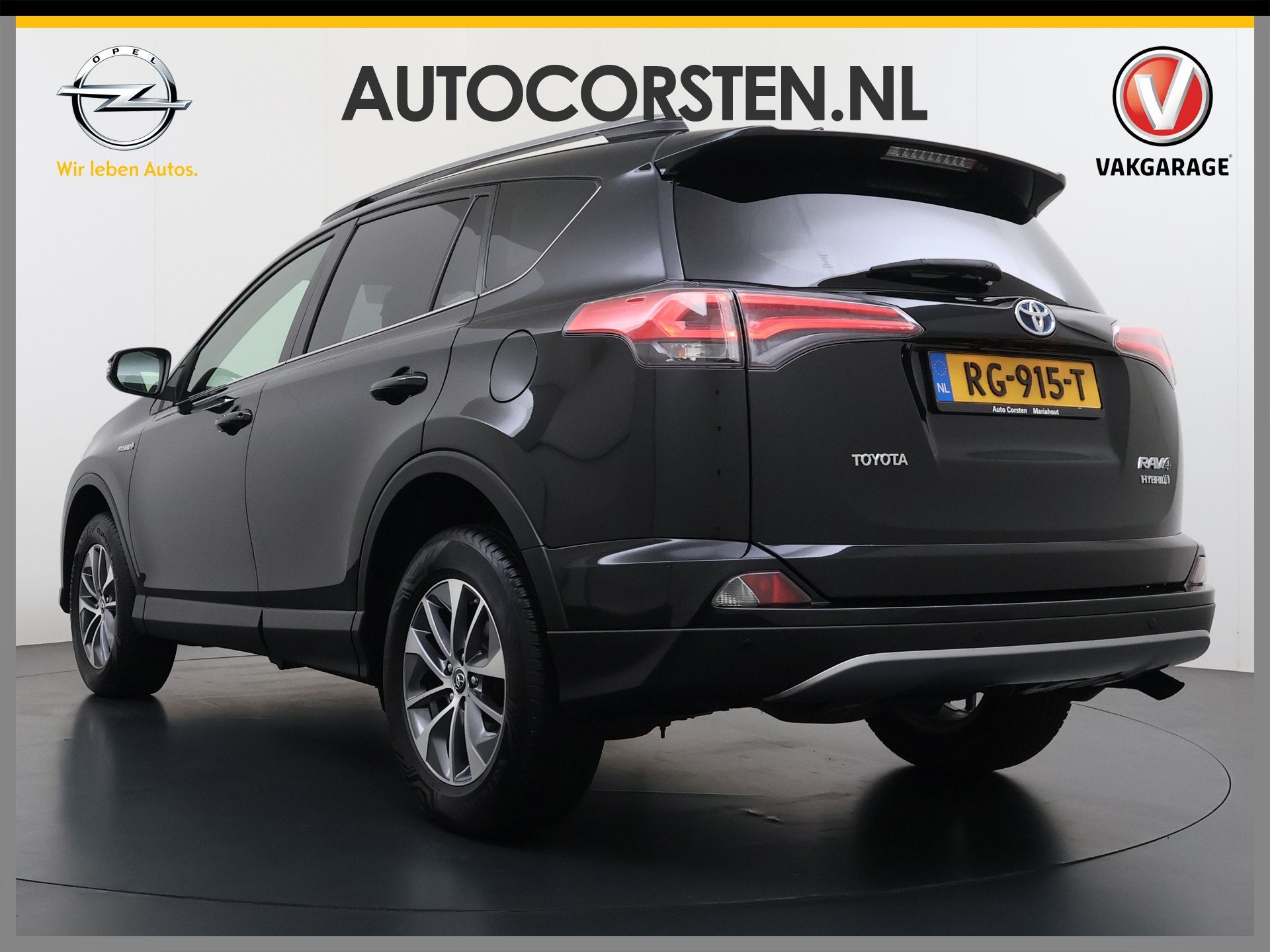 Toyota RAV4 2.5 Hybrid 197PK Automaat Adap.Cruise Camera Sto, Automaat, Stof, Gebruikt, Zwart