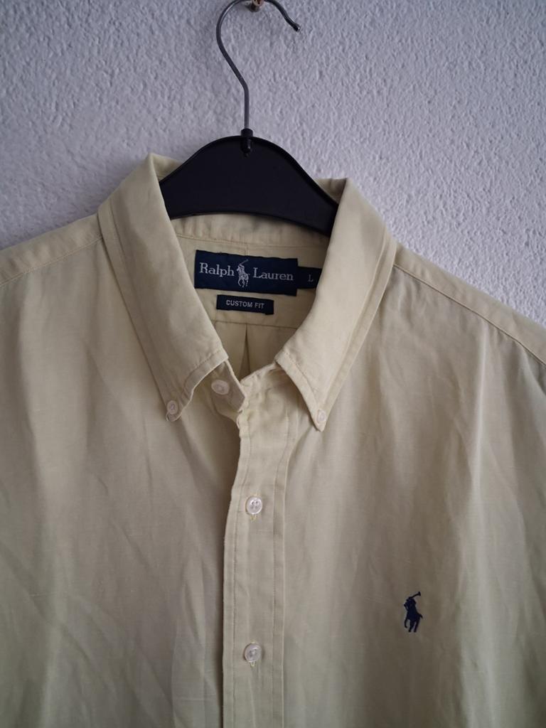 Polo Ralph Lauren  Zomer Hemd Maat  L, Kleding | Heren, Overhemden, Ophalen of Verzenden, Zo goed als nieuw, Blauw
