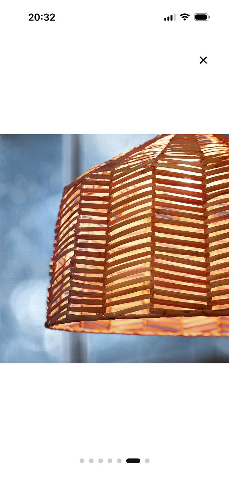 Lampenkap, Huis en Inrichting, Lampen | Lampenkappen, Ophalen, Zo goed als nieuw, Rond
