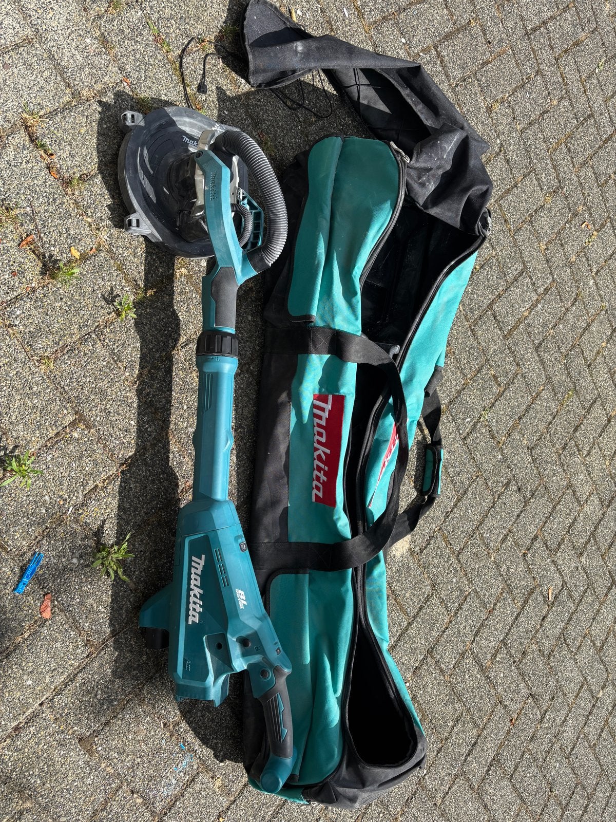 Makita DSL800 Gipsplaten Schuurmachine met Opbergtas, Doe-het-zelf en Verbouw, Gereedschap | Schuurmachines, Ophalen, Zo goed als nieuw