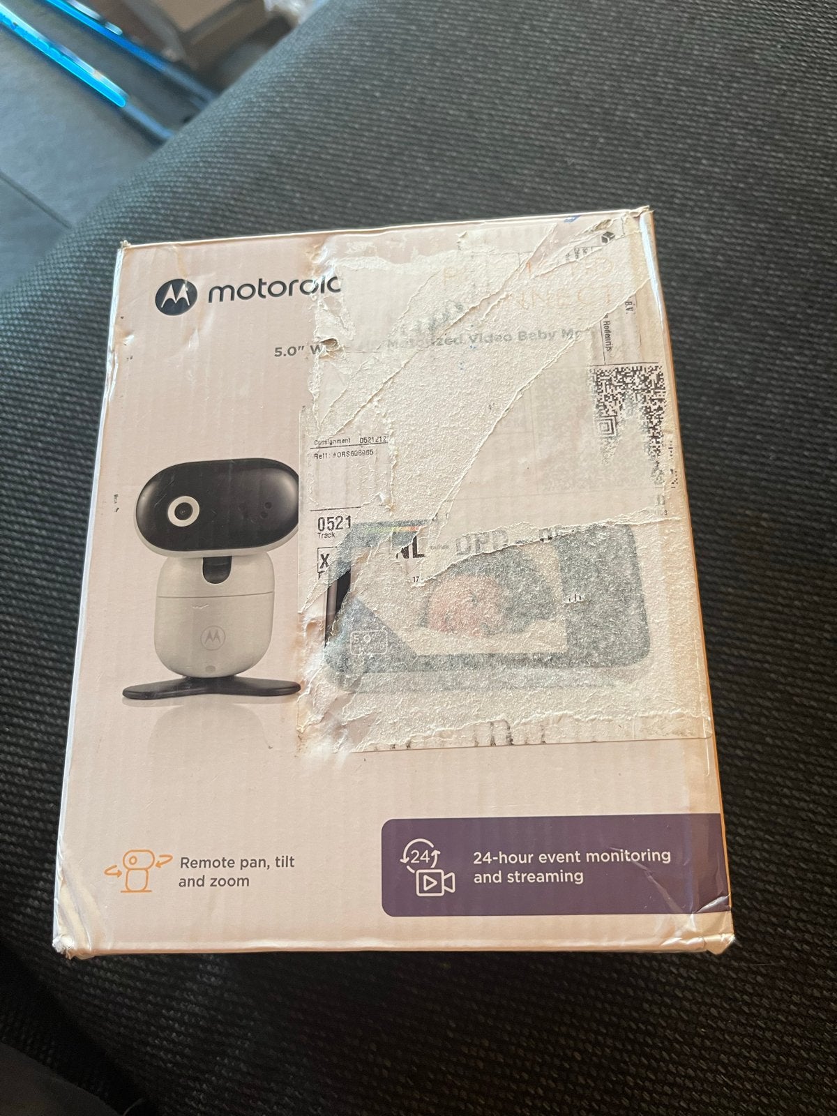 Motorola 5.0" Wi-Fi Video Babyfoon met Camera, Kinderen en Baby's, Babyfoons, Ophalen of Verzenden, Zo goed als nieuw, 250 meter of meer