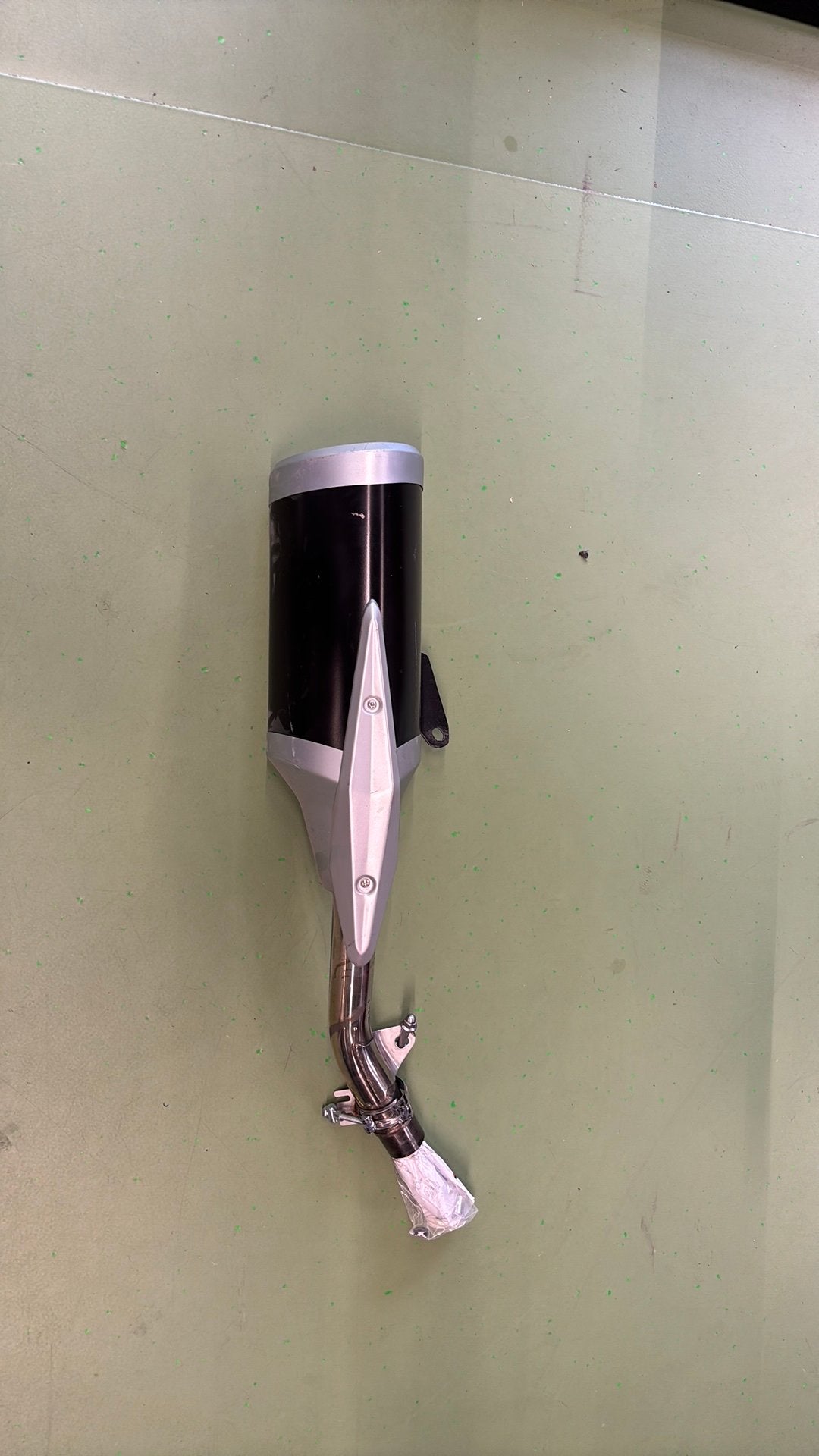 Kawasaki z 750 orginele uitlaatdemper, Motoren, Ophalen, Gebruikt