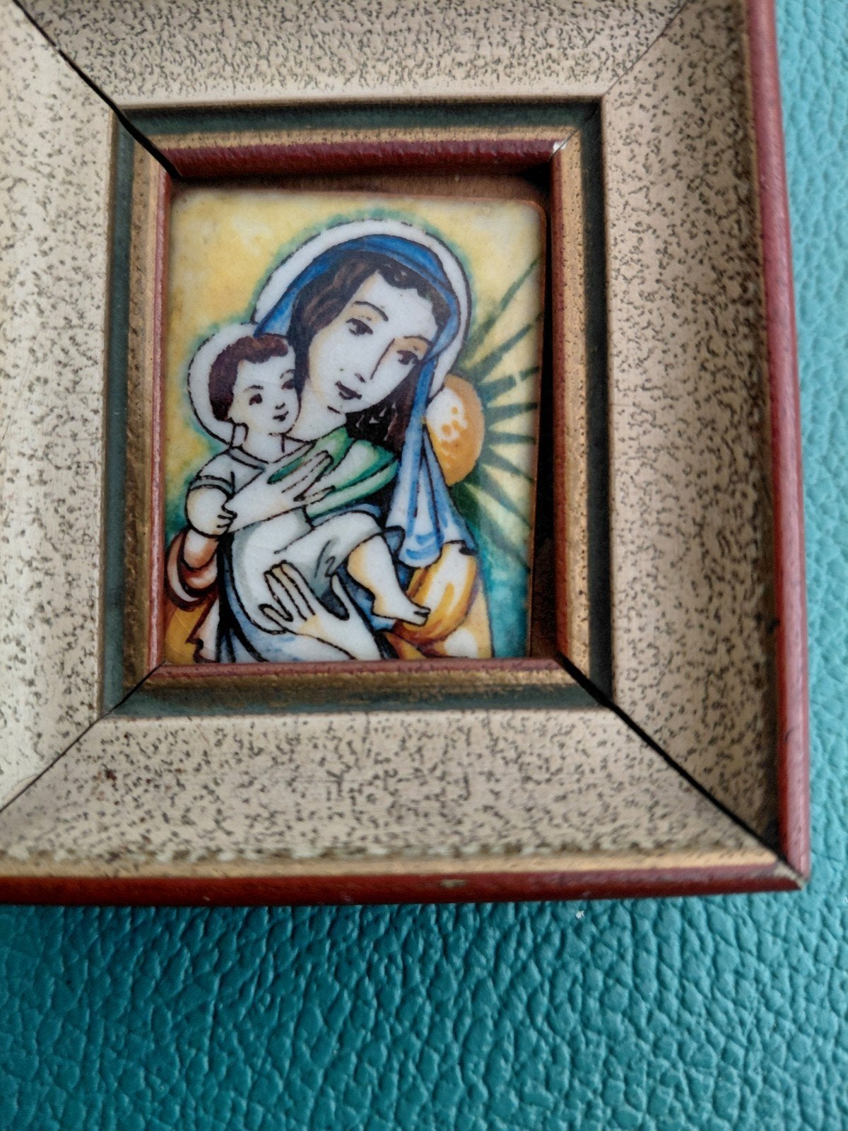 antiek religieus miniatuurtje, Ophalen of Verzenden, Gebruikt, Overige typen