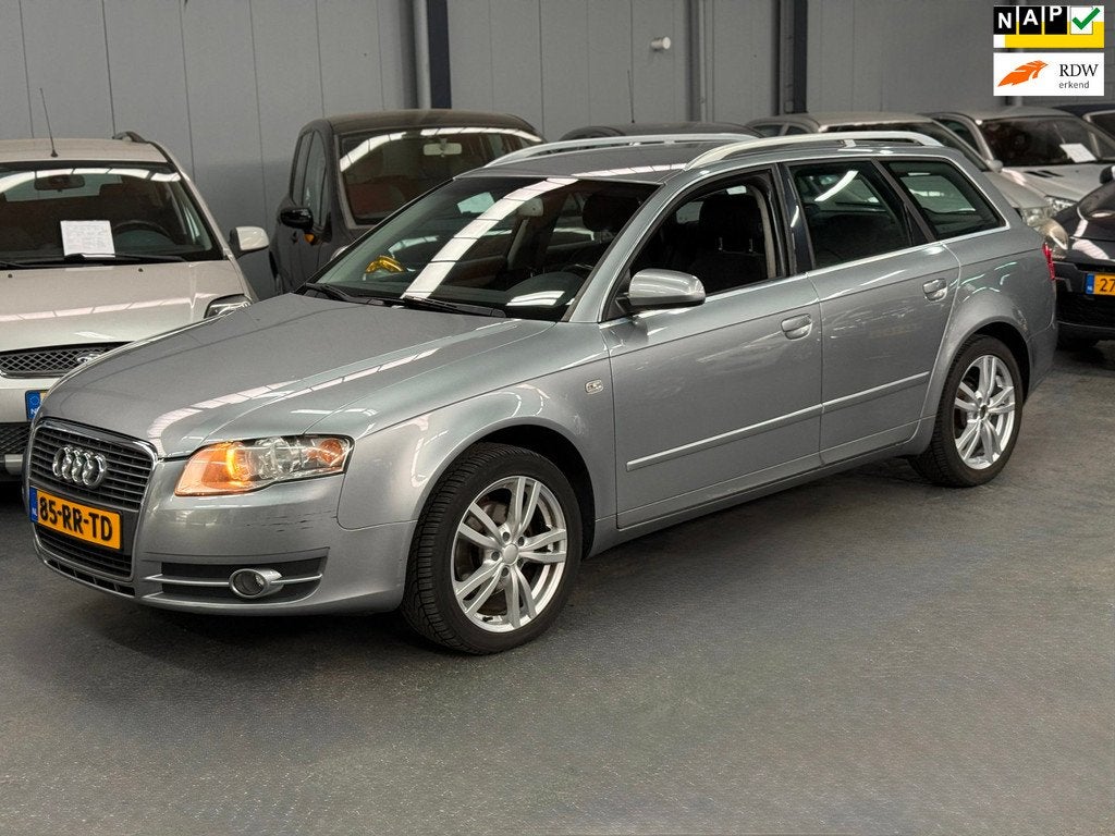 Audi A4 Avant 2.0 Pro Line Automaat APK NAP Airco, Stof, Gebruikt, Zwart, 4 cilinders