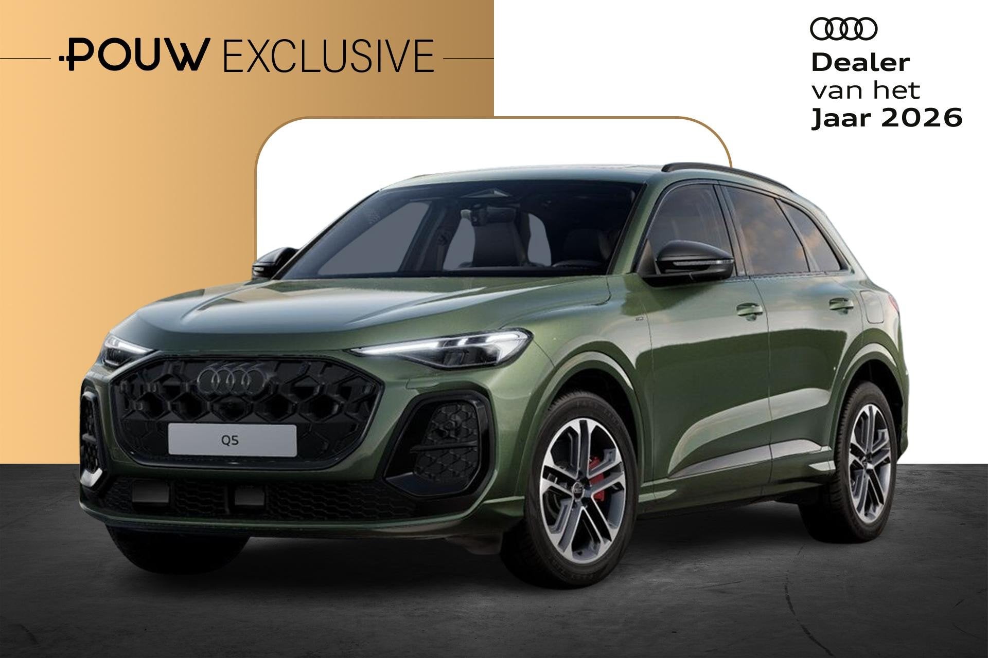 Audi Q5 367pk e-hybrid quattro S edition Competition | Panor, Auto's, Automaat, 12 maanden, Stof, 4 cilinders