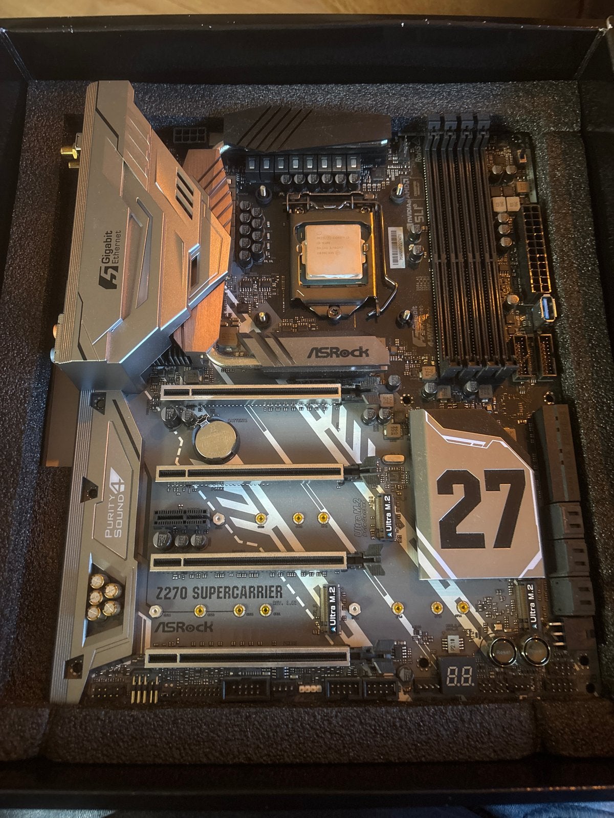 ASRock Z270 SuperCarrier met Intel i3-6100 Processor, Computers en Software, Ophalen of Verzenden, Gebruikt, 2-core, 3 tot 4 Ghz