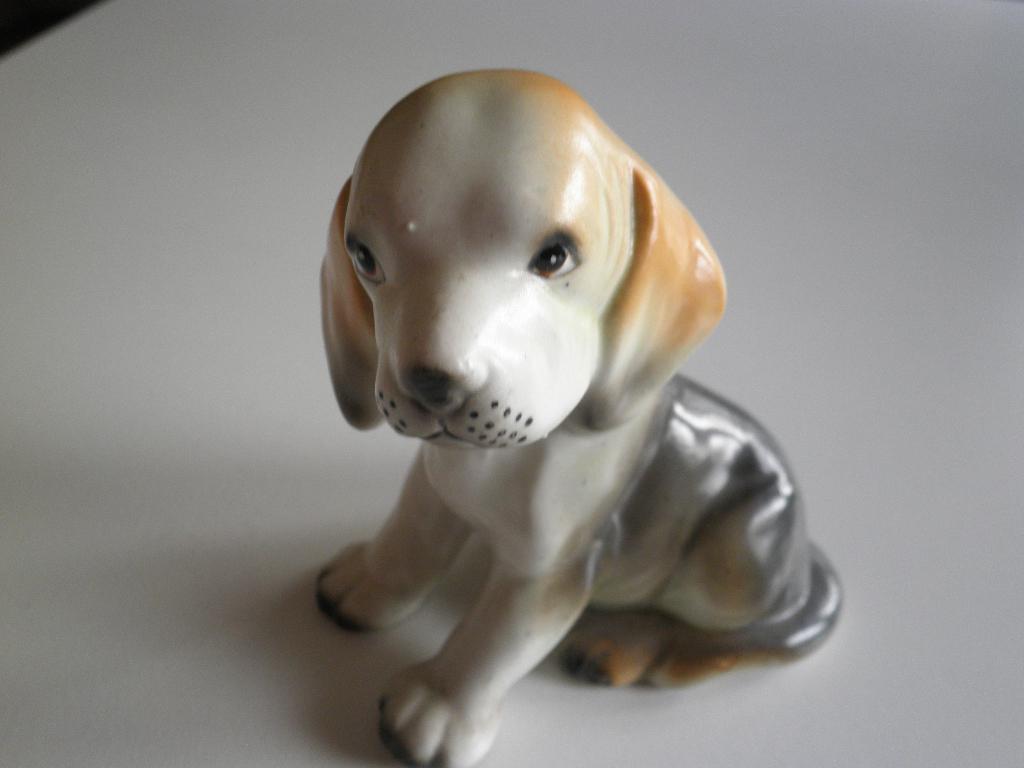 Aardewerken Beagle pup, Ophalen