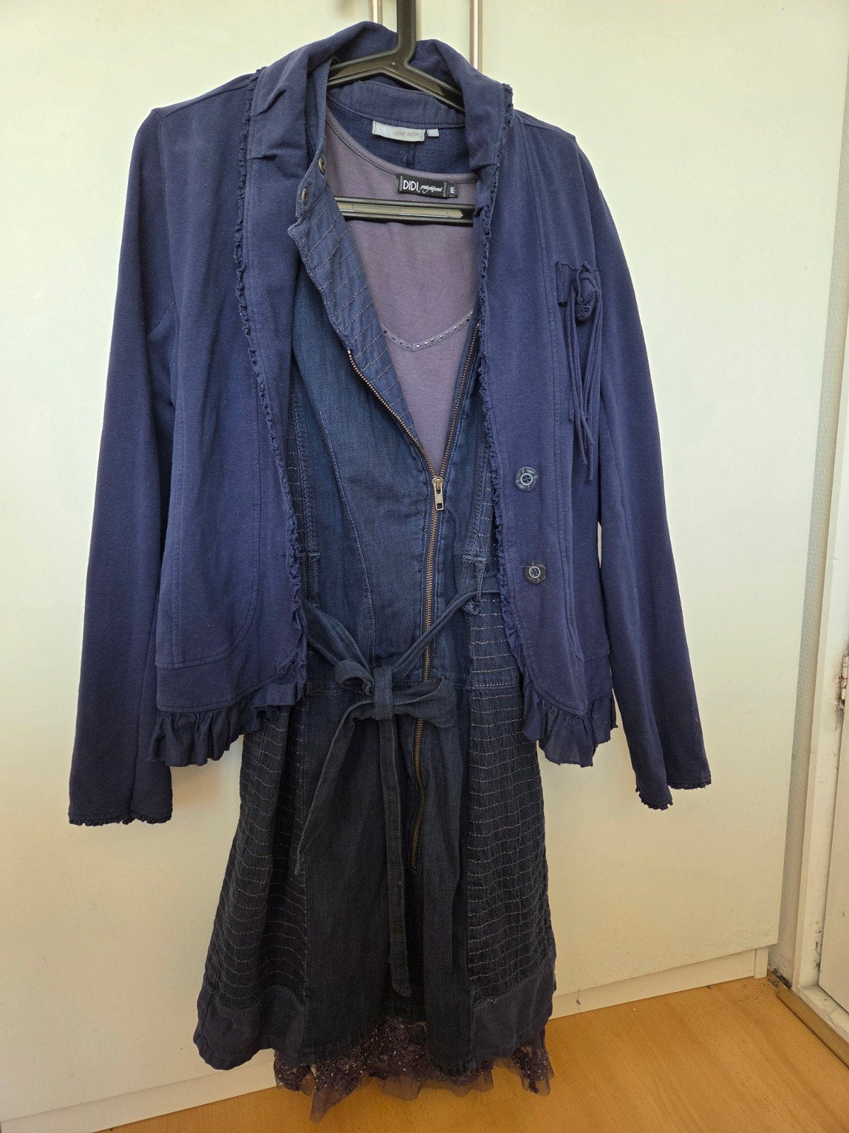 DIDI pretty different jurk, onderjurk, legging en jasje set, Kleding | Dames, DIDI pretty different, Blauw, Ophalen of Verzenden