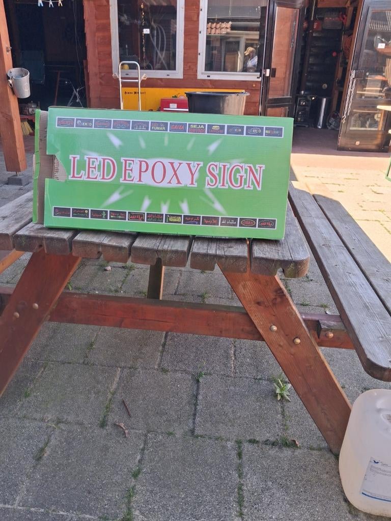 Nieuw LED Open Sign - Epoxy Lichtreclame, Ophalen of Verzenden