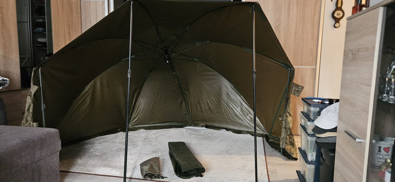 Shelter karpervissen, Ophalen of Verzenden, Zo goed als nieuw, Overige typen