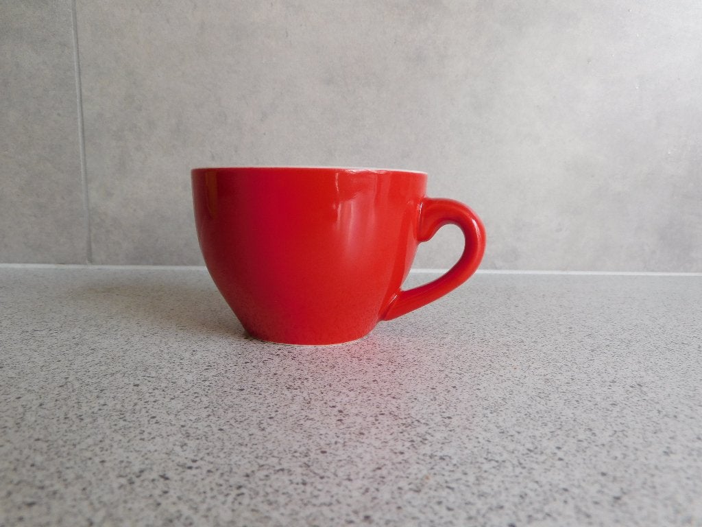 Kop 180 ml. Rood Palmer Classics, Overige merken, Ophalen of Verzenden, Zo goed als nieuw, Overige stijlen