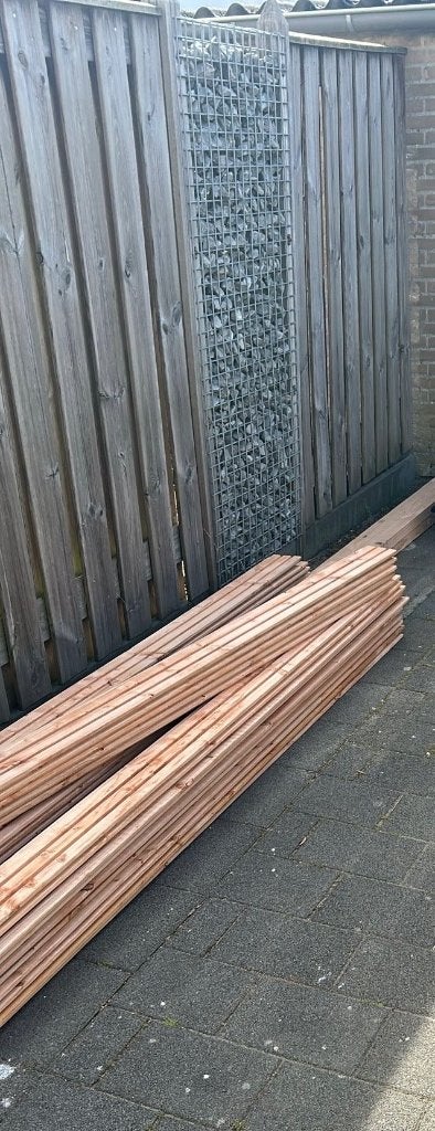Schutting bekleding, Ophalen, 1 tot 2 meter, Minder dan 3 meter, Nieuw