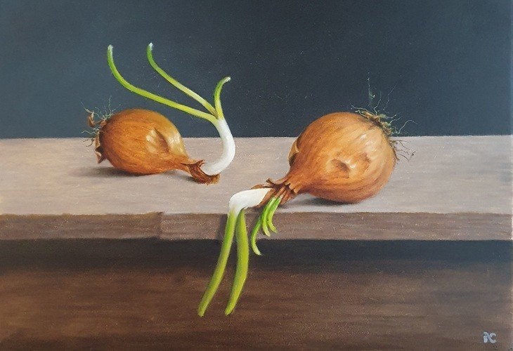 Kunsthandel Gennep - "Uitlopers", Antiek en Kunst, Ophalen of Verzenden, Hout, Gesigneerd, Olieverf