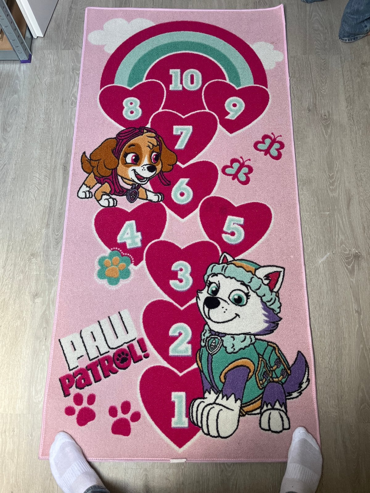 Paw Patrol Hinkelbaan Vloerkleed - Skye & Everest, Ophalen of Verzenden, Gebruikt, Meisje