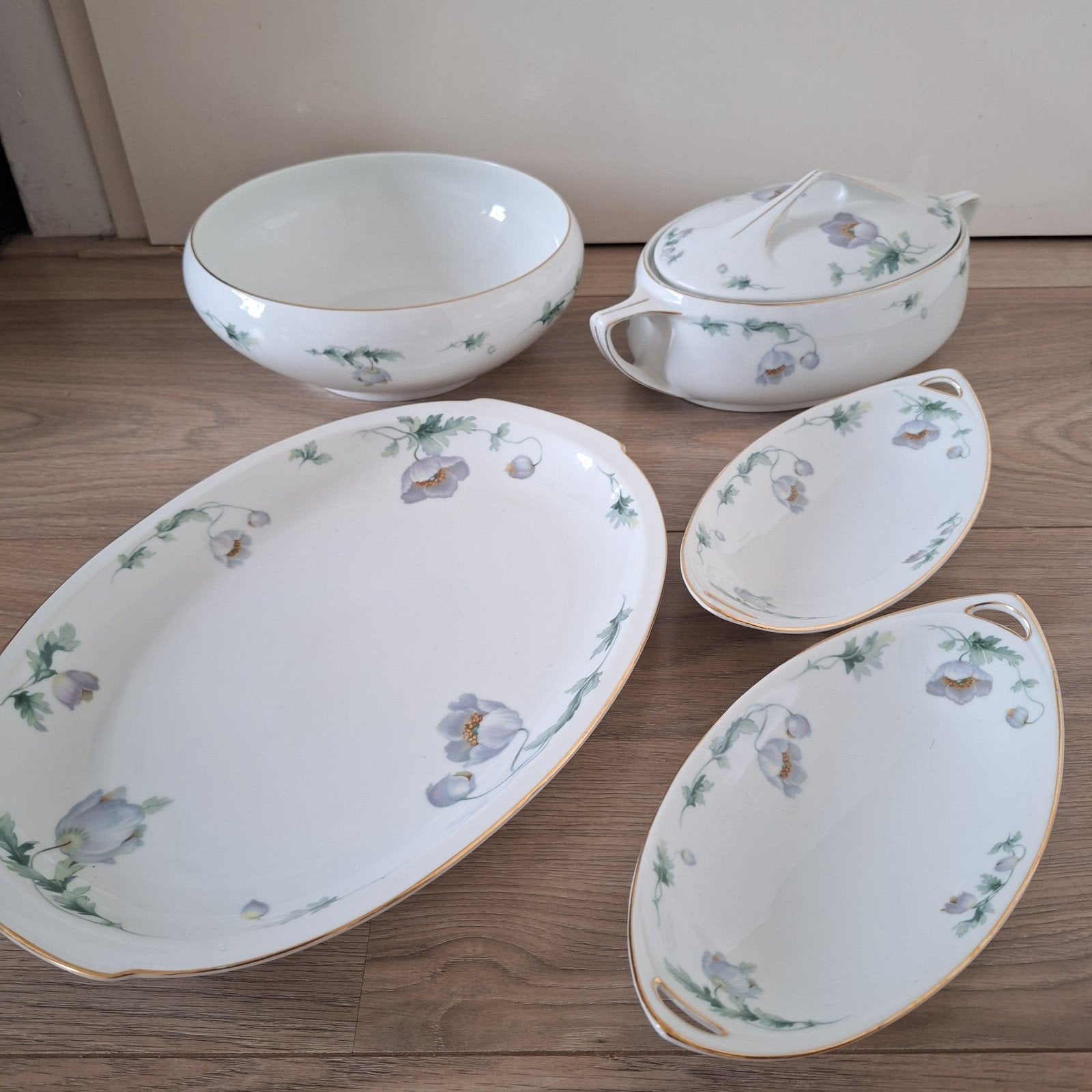 Vintage servies onderdelen Bohemia Donatello, Ophalen