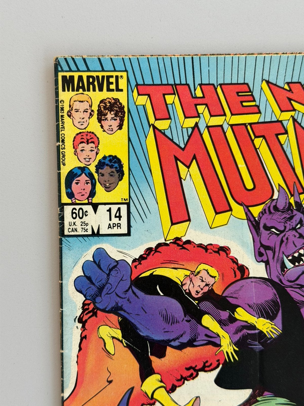 Marvel The New Mutants #14 1984 – 1st Magik Key Issue, Boeken, Eén comic, Amerika, Ophalen of Verzenden, Zo goed als nieuw